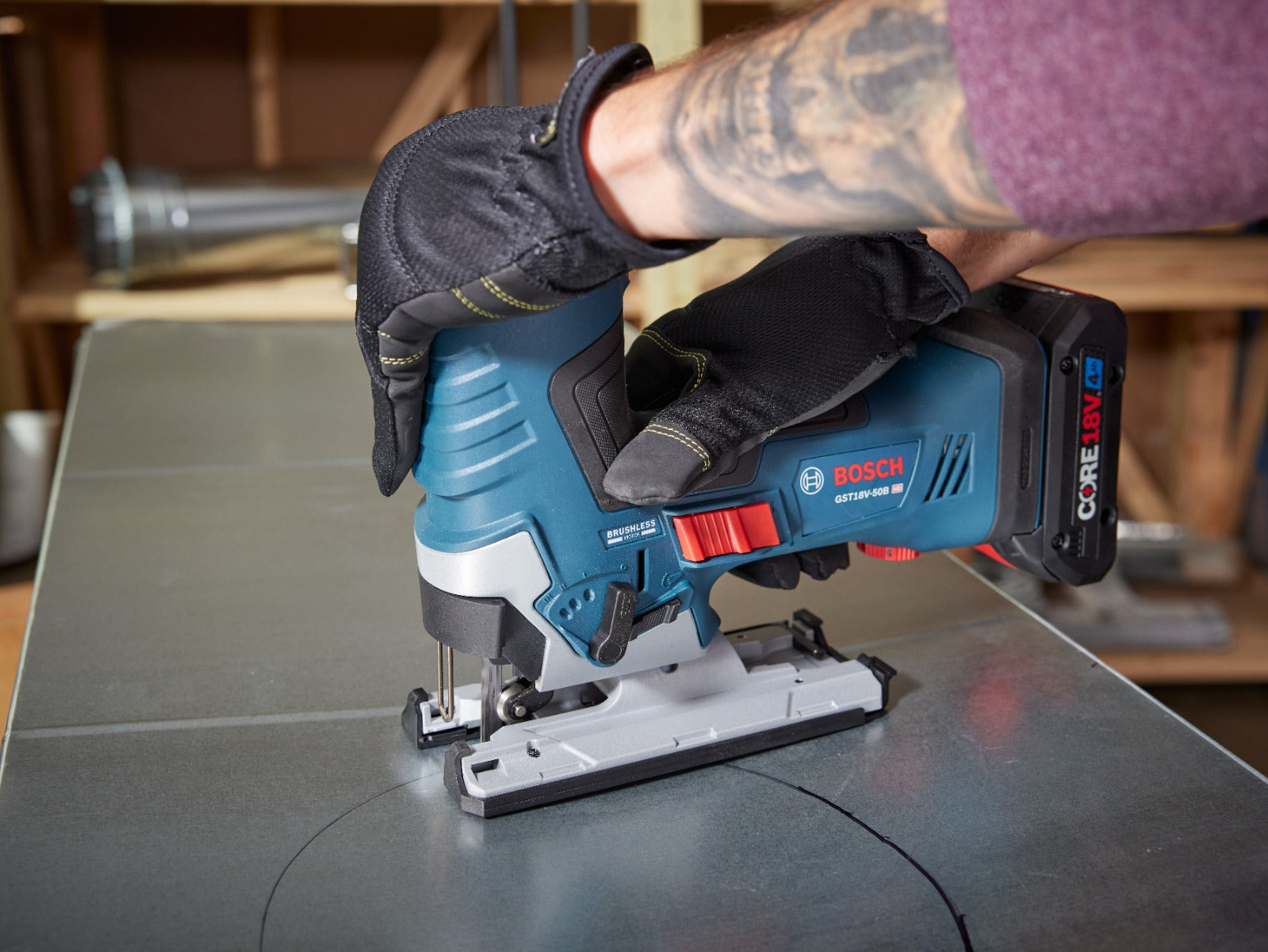 Bosch 18V Brushless Barrel-Grip Jig Saw