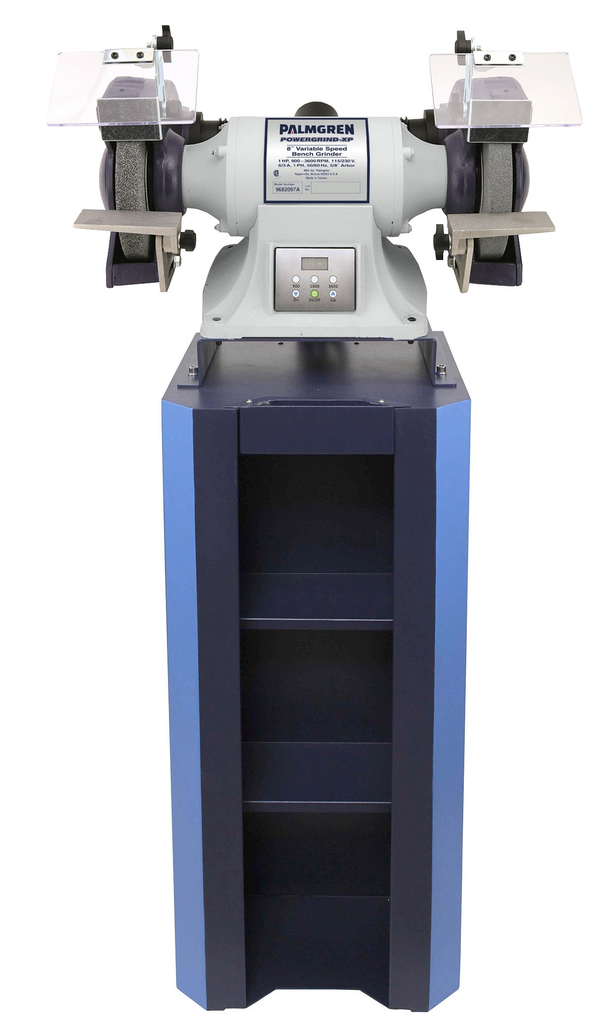 Palmgren 8" VS Bench Grinder/Pedestal Dust Collector Combo 9682113