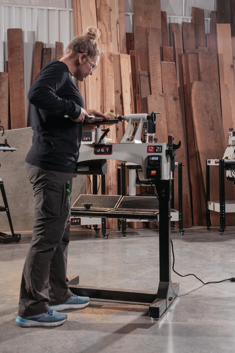 Jet 12 x 21 in. Variable Speed Wood Lathe JWL-1221VS 719200