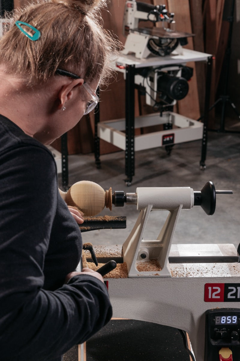Jet 12 x 21 in. Variable Speed Wood Lathe JWL-1221VS 719200