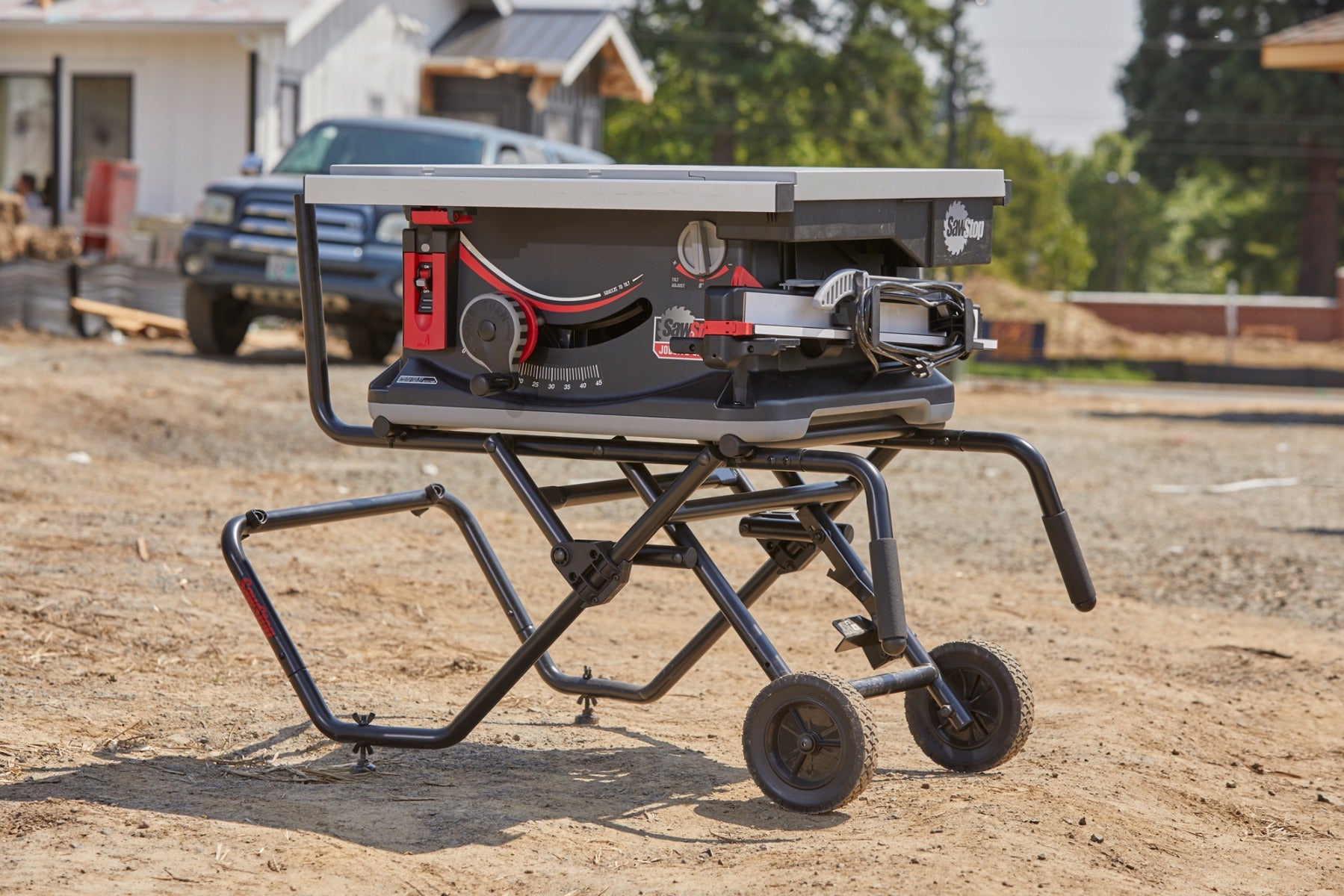 SawStop Jobsite Saw PRO with Mobile Cart Assembly - 15A, 120V, 60Hz JSS-120A60