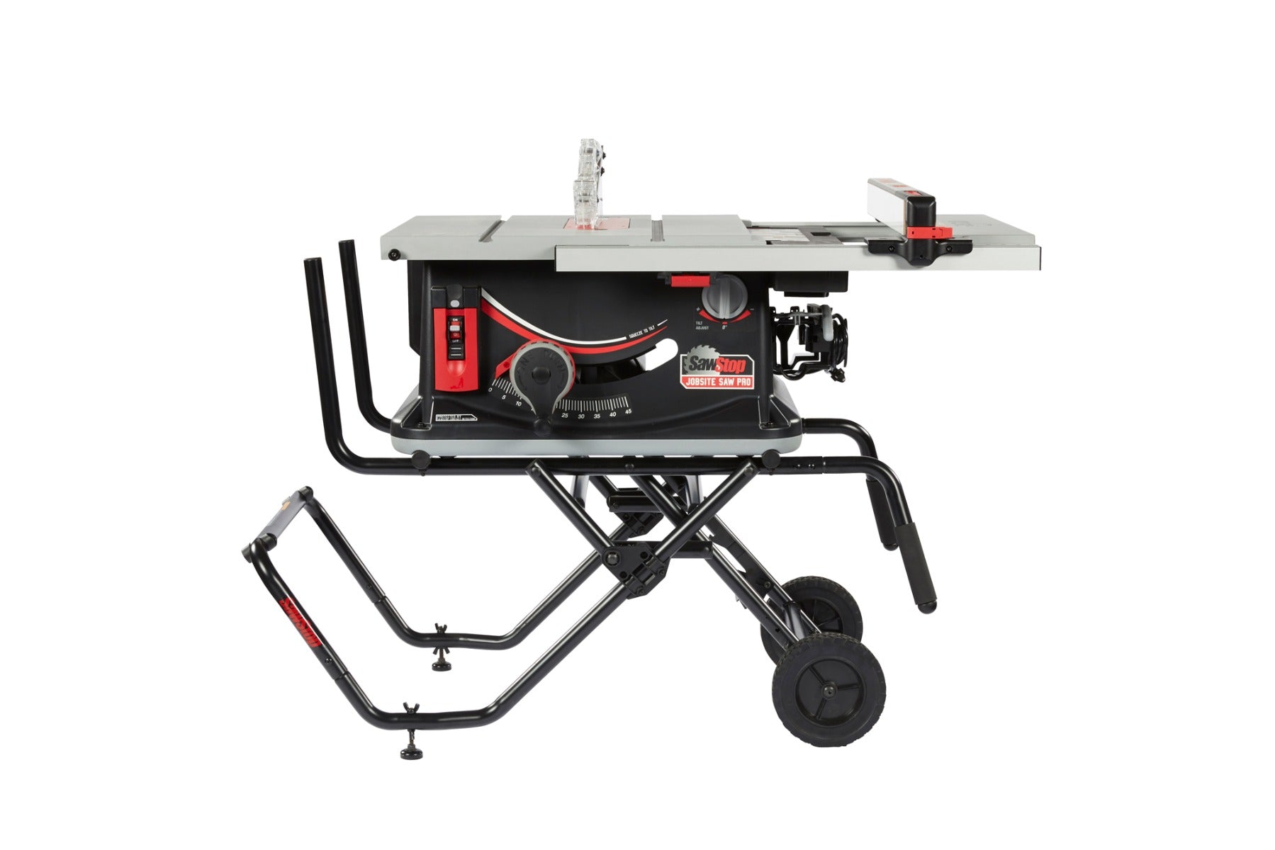 SawStop Jobsite Saw PRO with Mobile Cart Assembly - 15A, 120V, 60Hz JSS-120A60