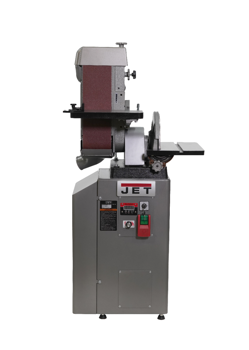 Jet JT1-112, Jet J-64812VS Combination 6x48 in. Belt & 12 in. Disc Variable Speed Finishing/Grinding Machine JT1-112