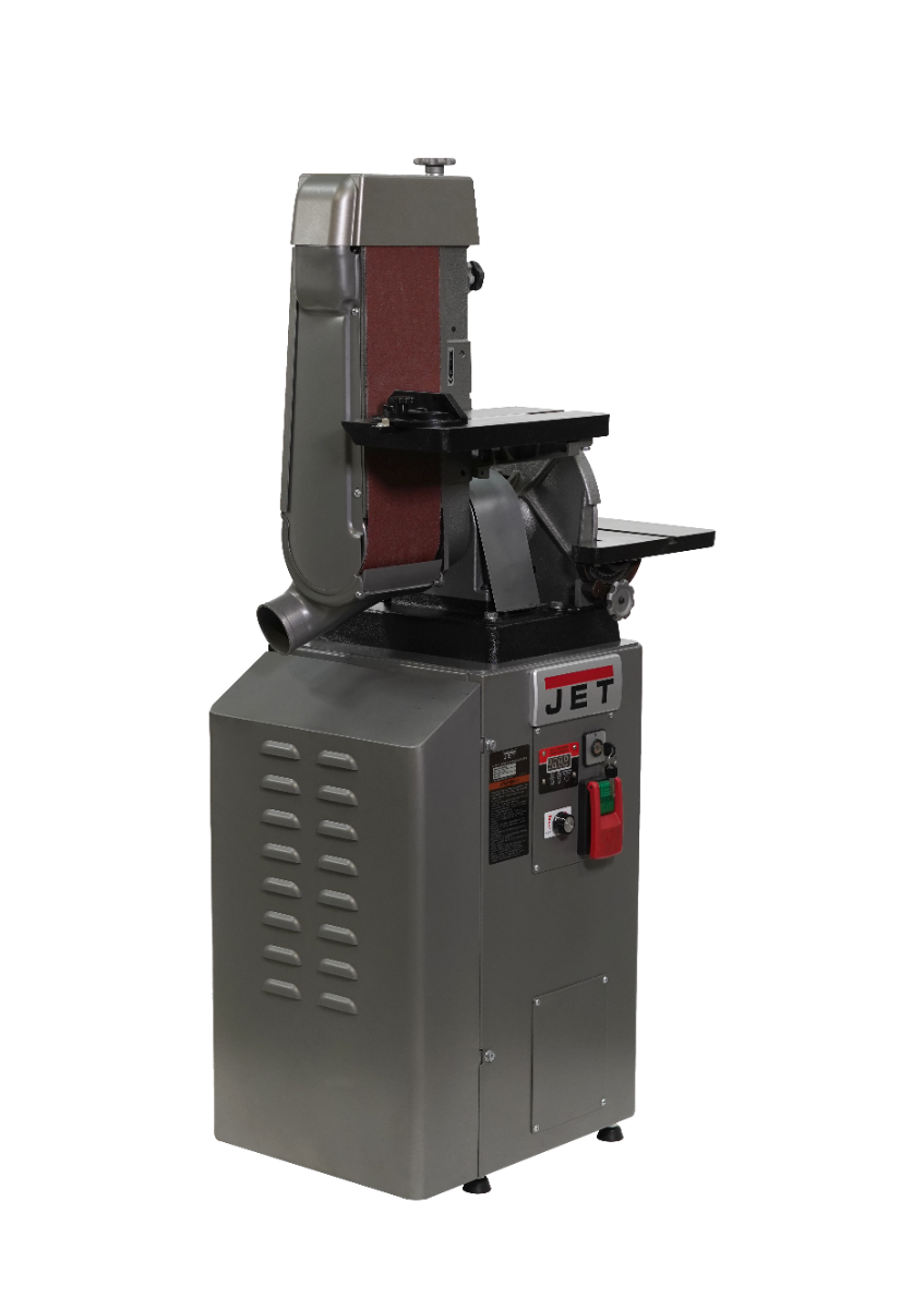 Jet JT1-112, Jet J-64812VS Combination 6x48 in. Belt & 12 in. Disc Variable Speed Finishing/Grinding Machine JT1-112