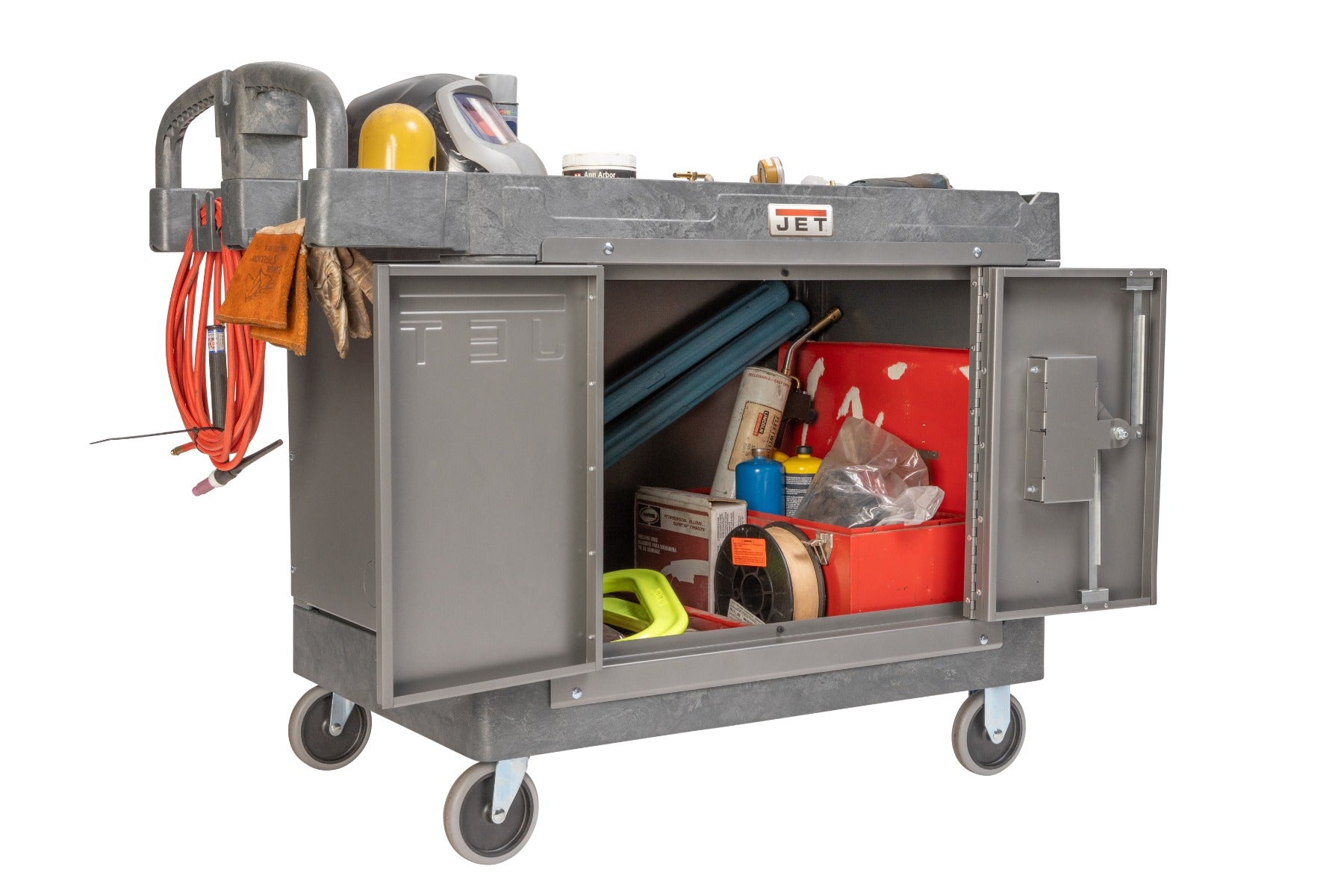 Jet Resin Cart 141016 with LOAD-N-LOCK Security System Kit JT1-127