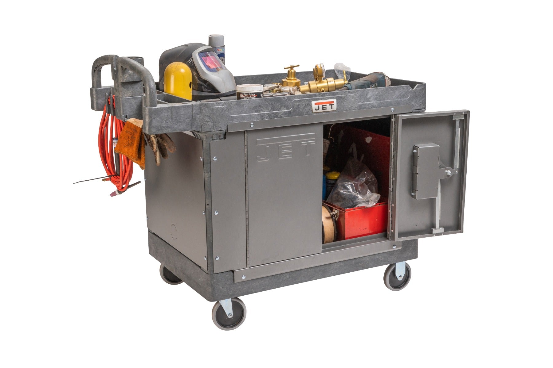 Jet Resin Cart 141016 with LOAD-N-LOCK Security System Kit JT1-127