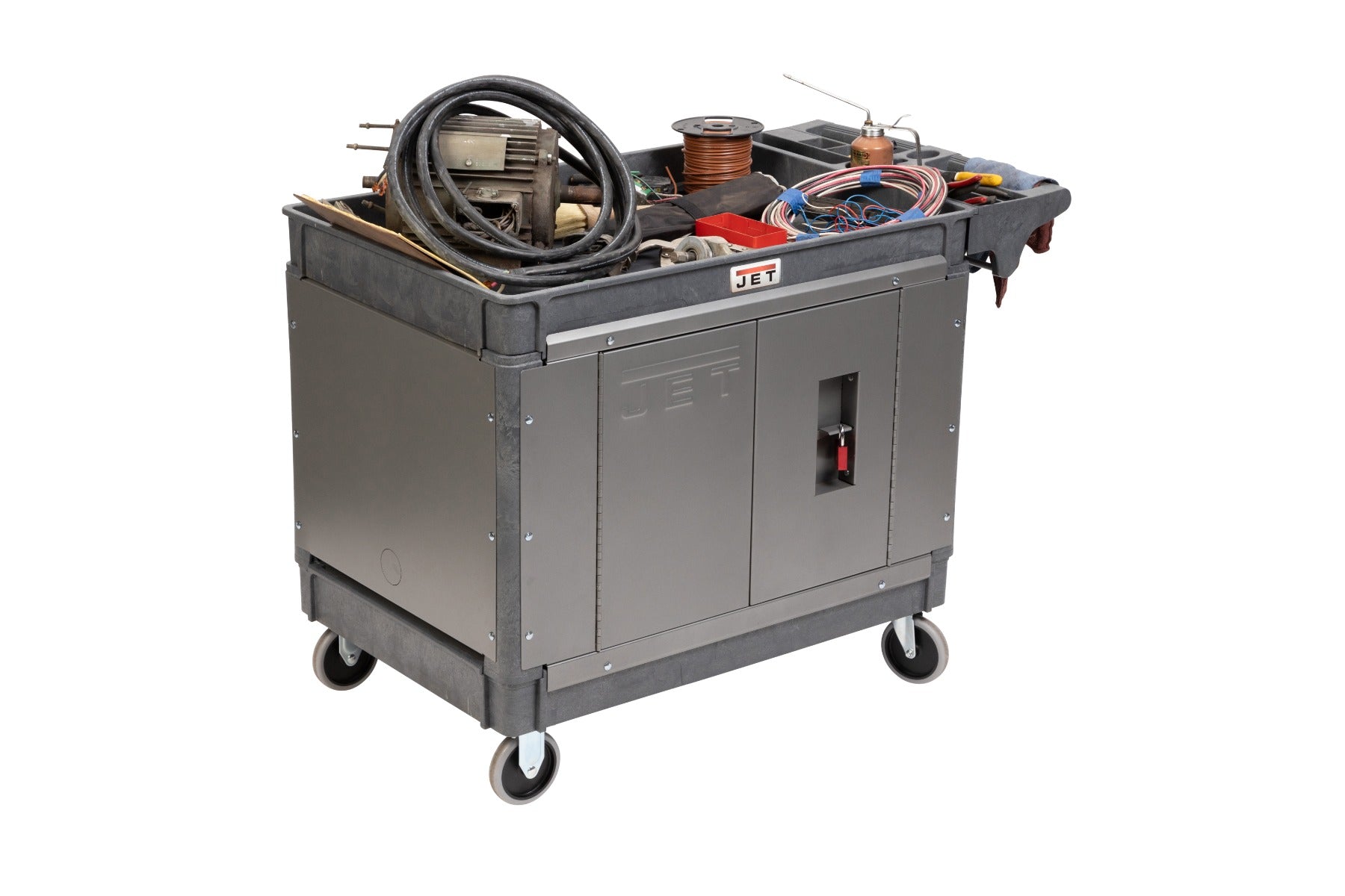 Jet Resin Cart 140019 with LOAD-N-LOCK Security System Kit JT1-128