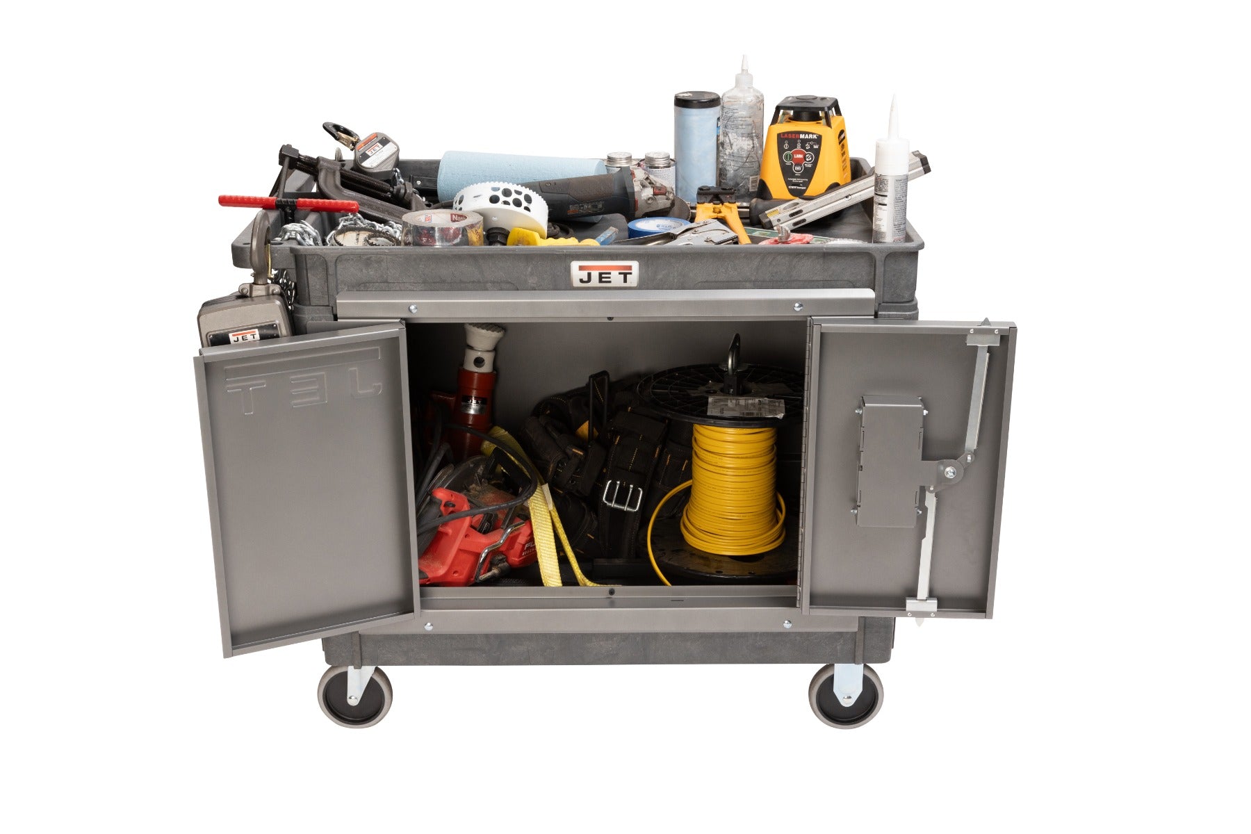 Jet Resin Cart 141014 with LOAD-N-LOCK Security System Kit JT1-129