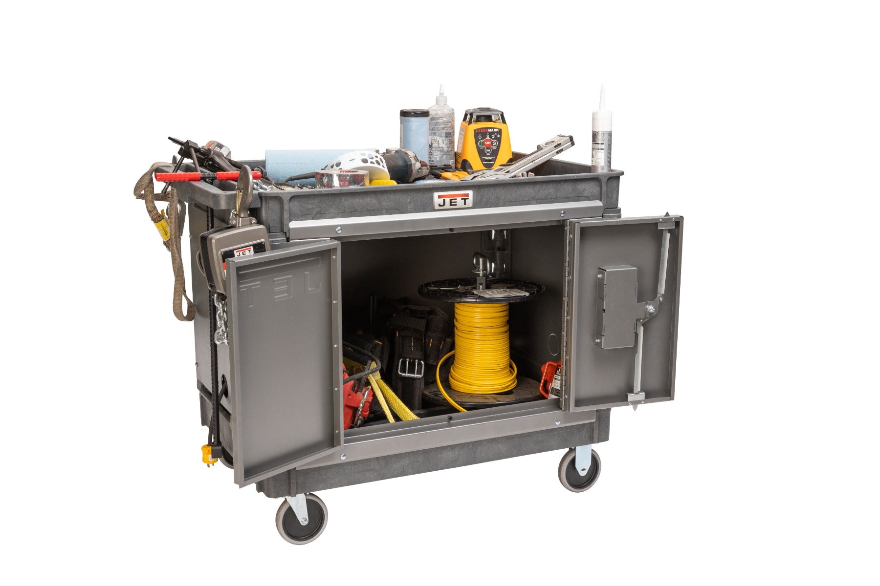 Jet Resin Cart 141014 with LOAD-N-LOCK Security System Kit JT1-129
