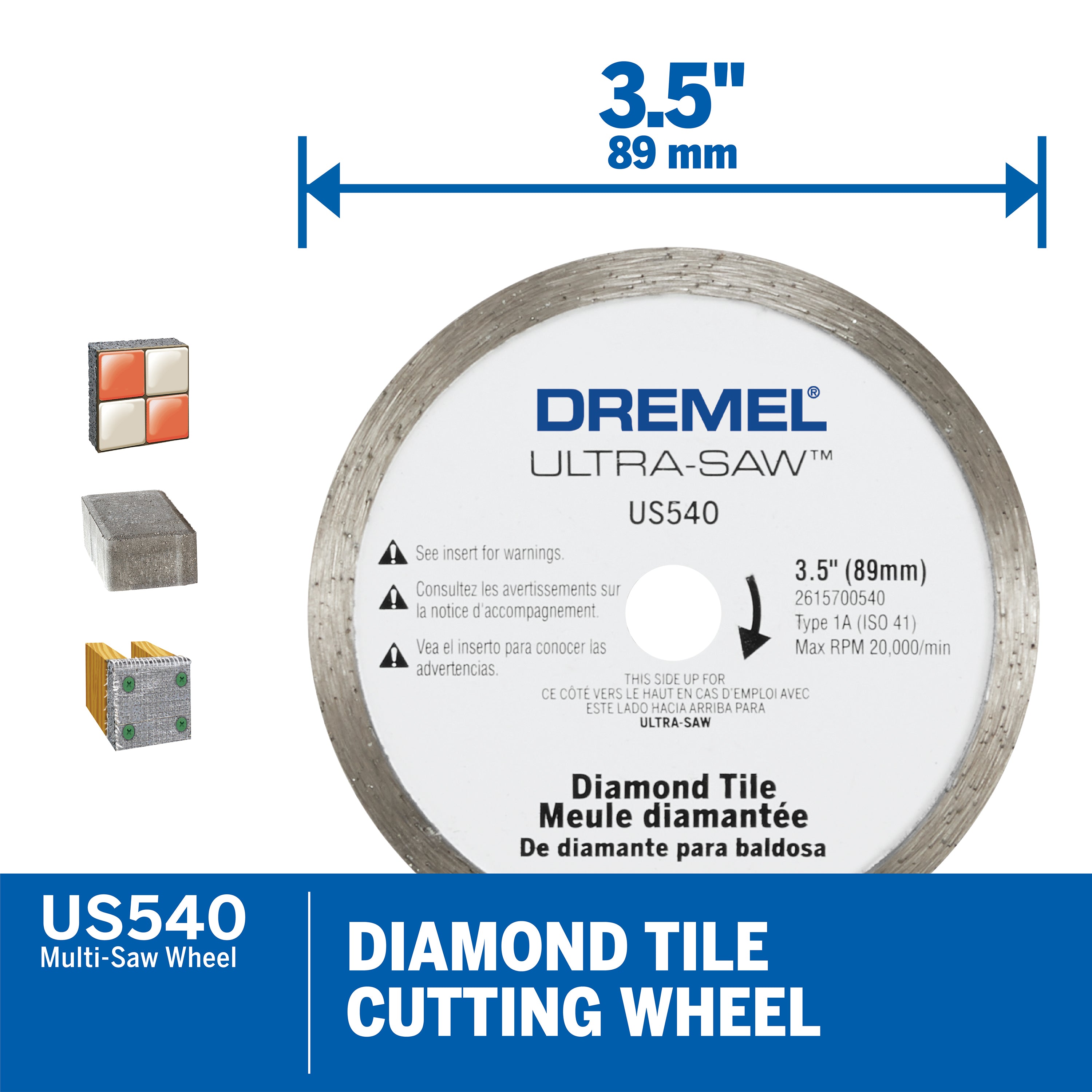 Dremel Ultra-Saw 6 pc Cutting Kit US700