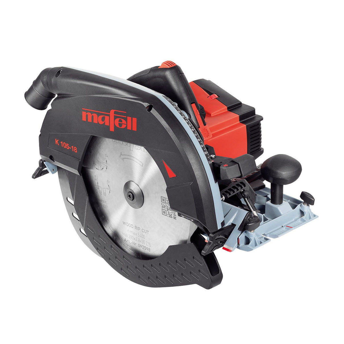 Mafell K 105-18 PURE 36V (2 x 18V) 11 in. Cordless Circular Saw, 4-5/16 in. Cut Depth (Bare Tool) 91D324
