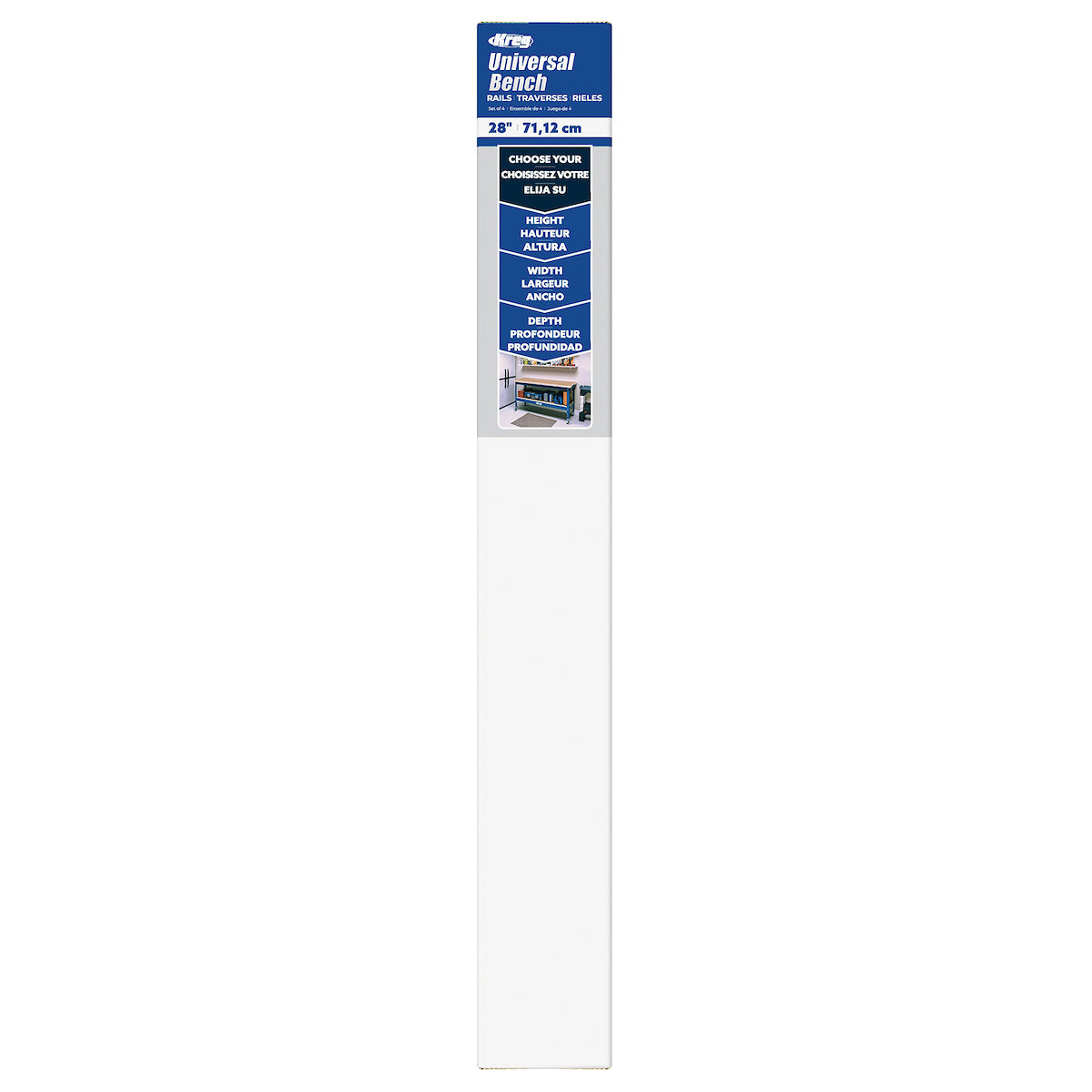 Kreg Universal Bench 28 in. Rail Set KBS1015
