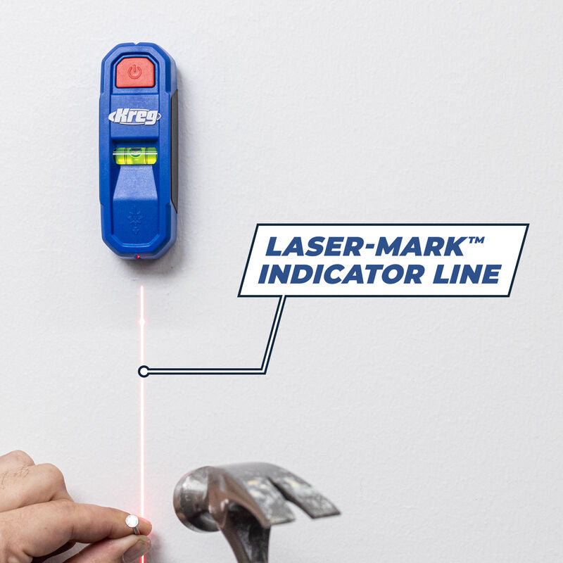 Kreg Magnetic Stud Finder with Laser-Mark KMM1000LZ