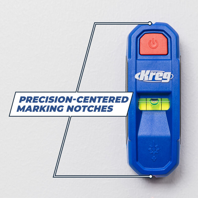 Kreg Magnetic Stud Finder with Laser-Mark KMM1000LZ