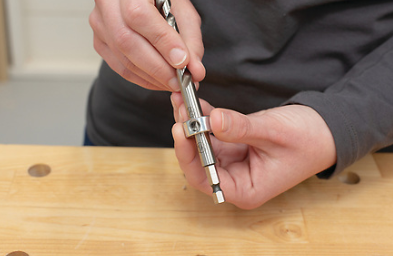 Kreg Easy Set Pocket-Hole Drill Bit with Stop Collar and Gauge/hex wrench KPHA308