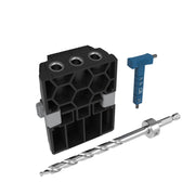 KJKPHA530 This unique Micro-Pocket™ Drill Guide Kit creates a 25% smaller pocket hole (15/16" long) that works great for smaller projects, thinner stock, and tighter repairs.
