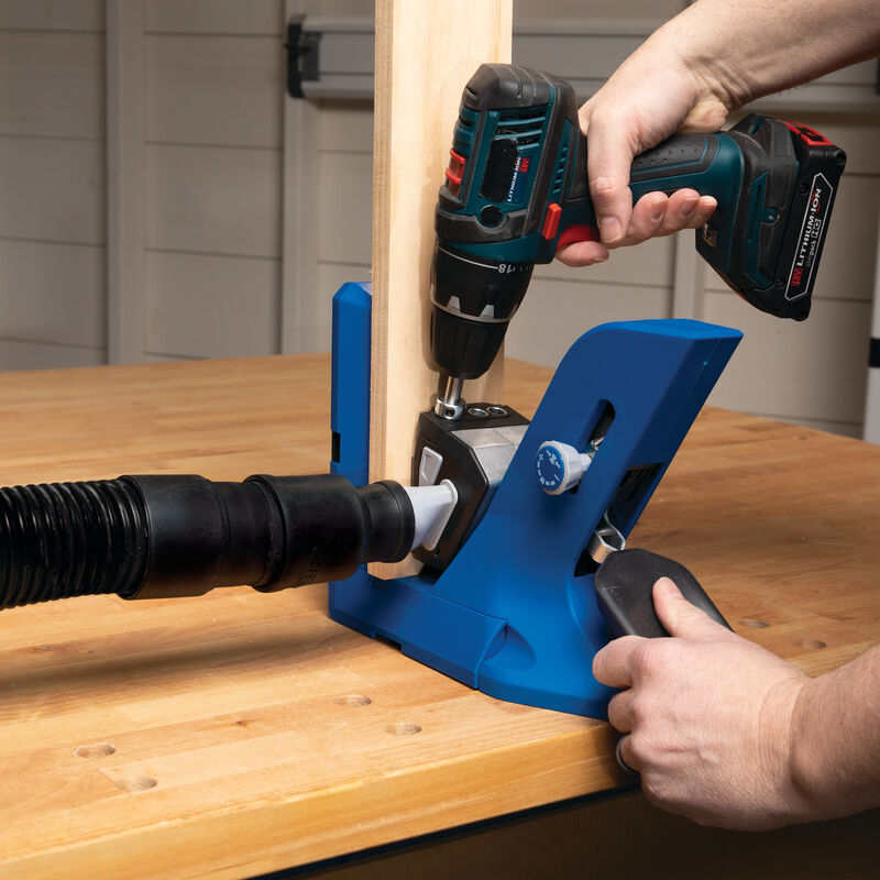 KJKPHJ720 The Pocket-Hole Jig 720 is the most advanced jig yet from Kreg® with that features make project building incredibly efficient. It’s the premium choice for project builders who want to build smarter and faster than ever.
