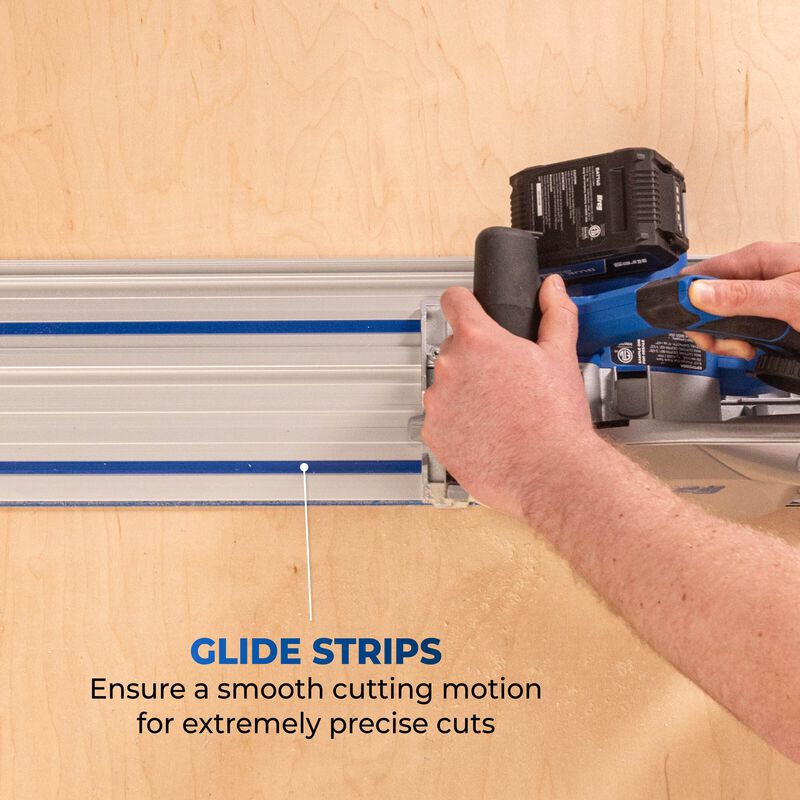 Kreg 20V Ionic Drive 6-1/2" Plunge-Cut Track Saw + ACS Guide Track Project Kit ACS2100B