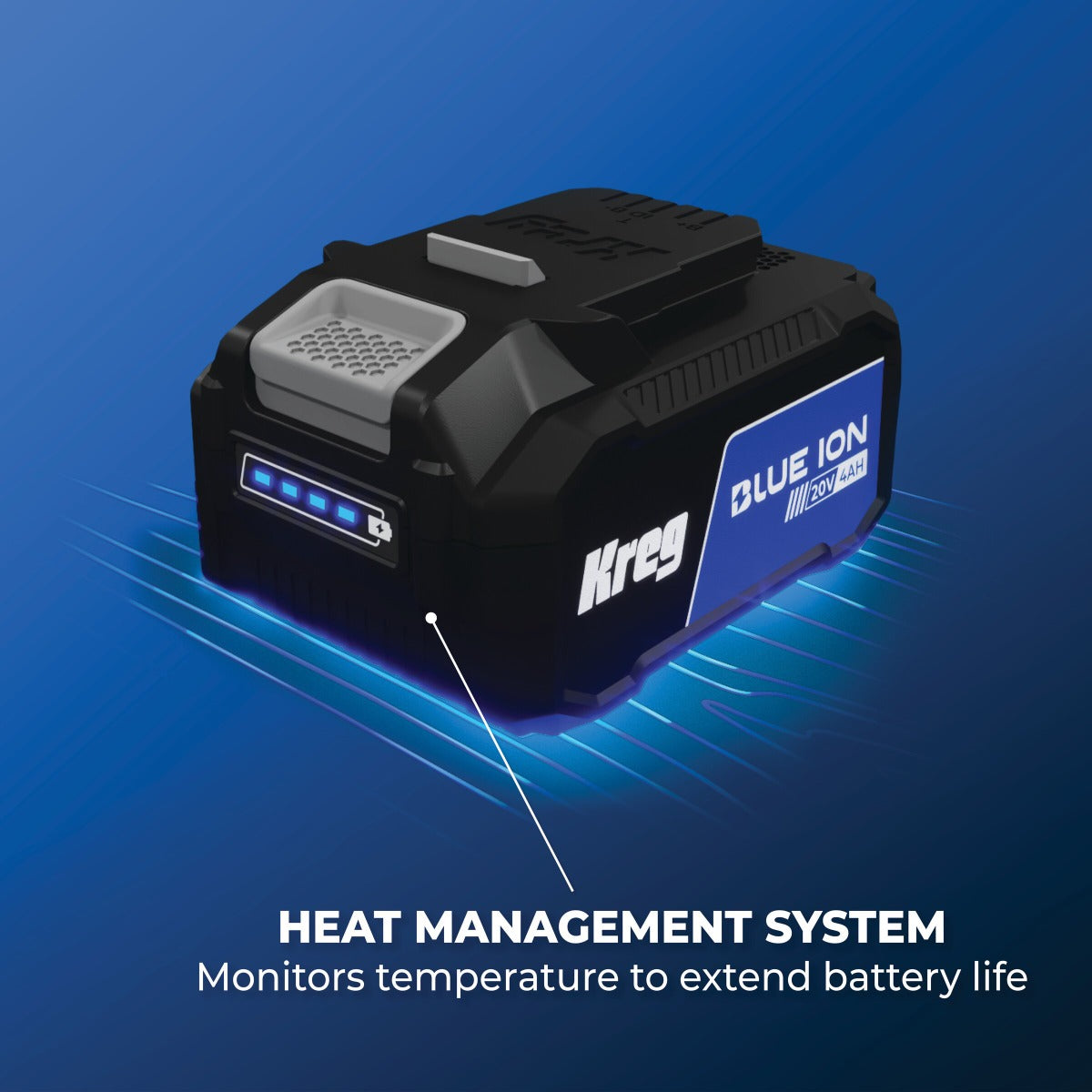 Kreg 20V Blue Ion 4.0 Ah Battery Pack BATT4A