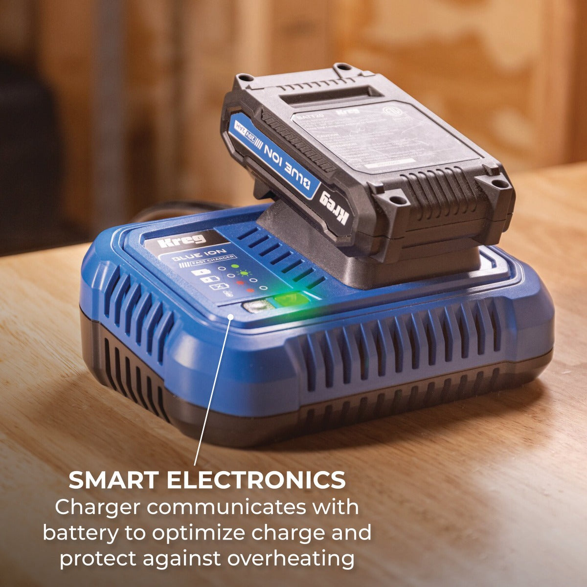 Kreg 20V Blue Ion Fast Charger CRGR401A