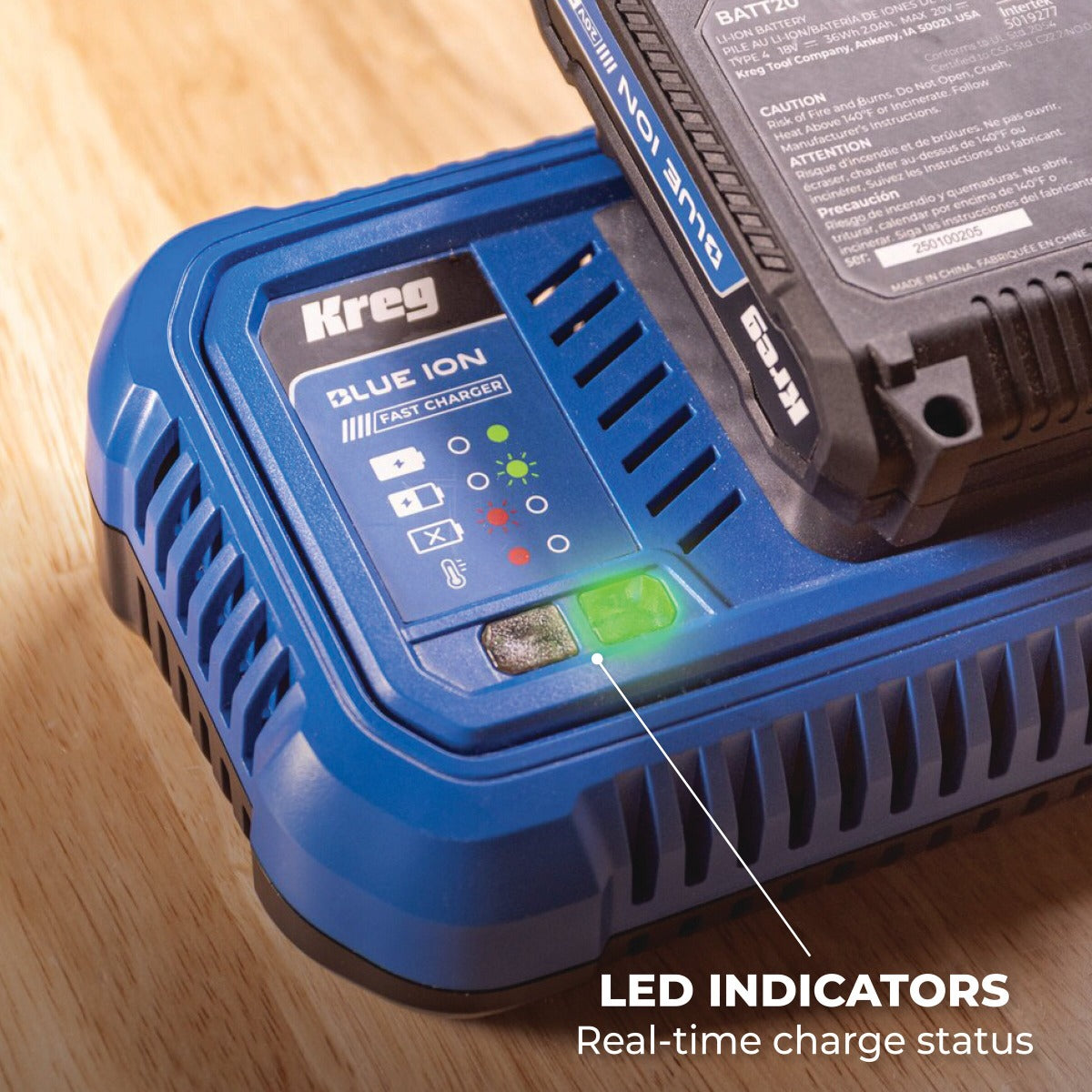 Kreg 20V Blue Ion Fast Charger CRGR401A