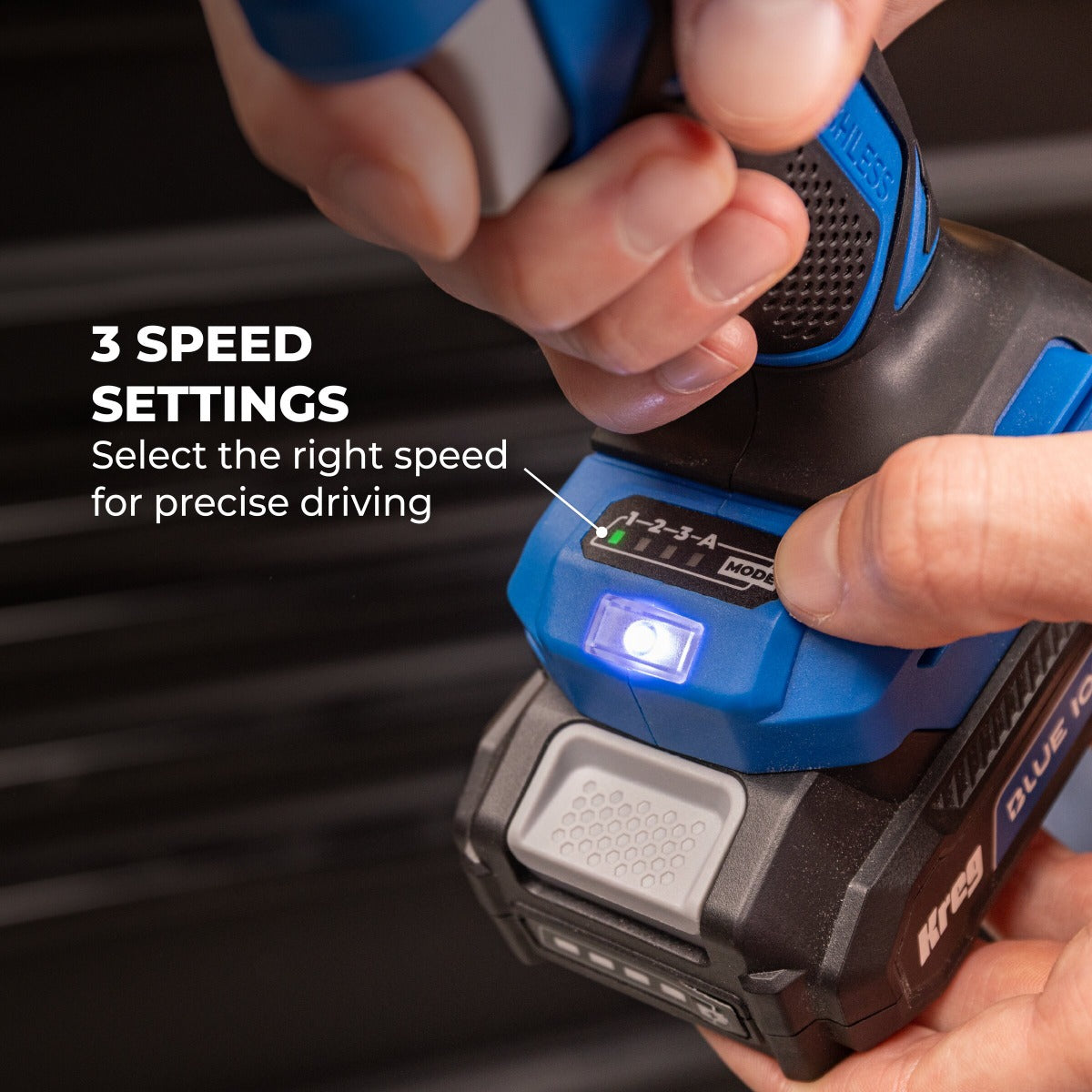Kreg 20V Ionic Drive 1/2" Compact Drill + 1/4" Compact Impact Driver Combo Kit KPTBDRDV2550A