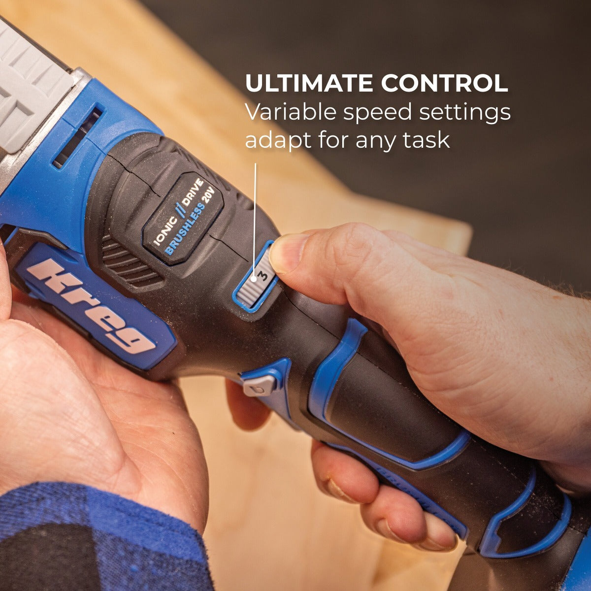 Kreg 20V Ionic Drive Oscillating Multi-Tool Kit KPTBMT100A