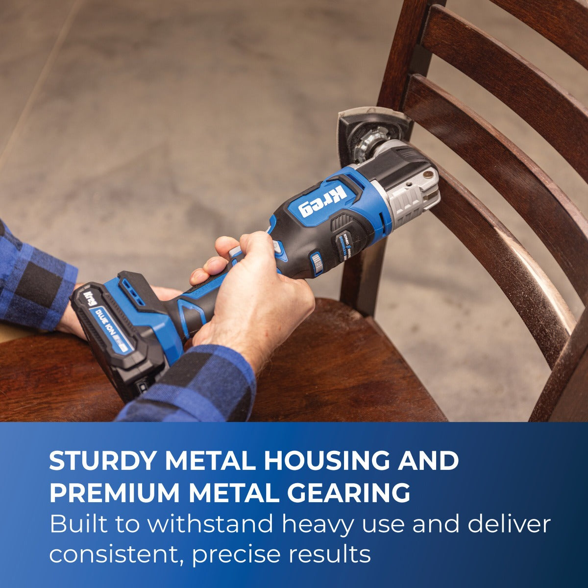 Kreg 20V Ionic Drive Oscillating Multi-Tool Kit KPTBMT100A