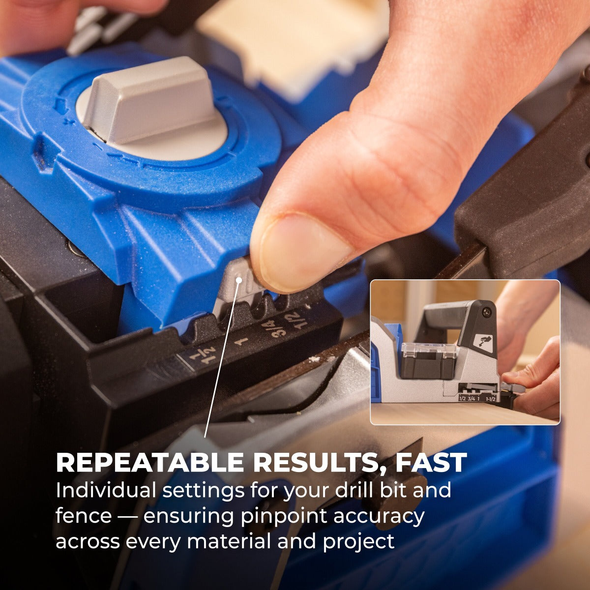 Kreg 20V Ionic Drive Rebel Pocket-Hole Joiner Kit KPTBRB100A