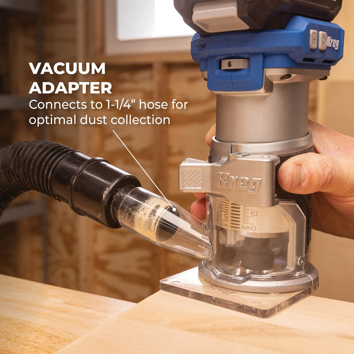 Kreg 20V Ionic Drive 1/4" Trim Router Kit KPTBRT025A