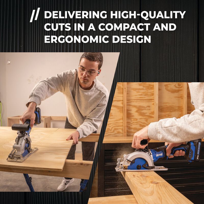 Kreg 20V Ionic Drive 4-1/2" Circular Saw KPTCS450A