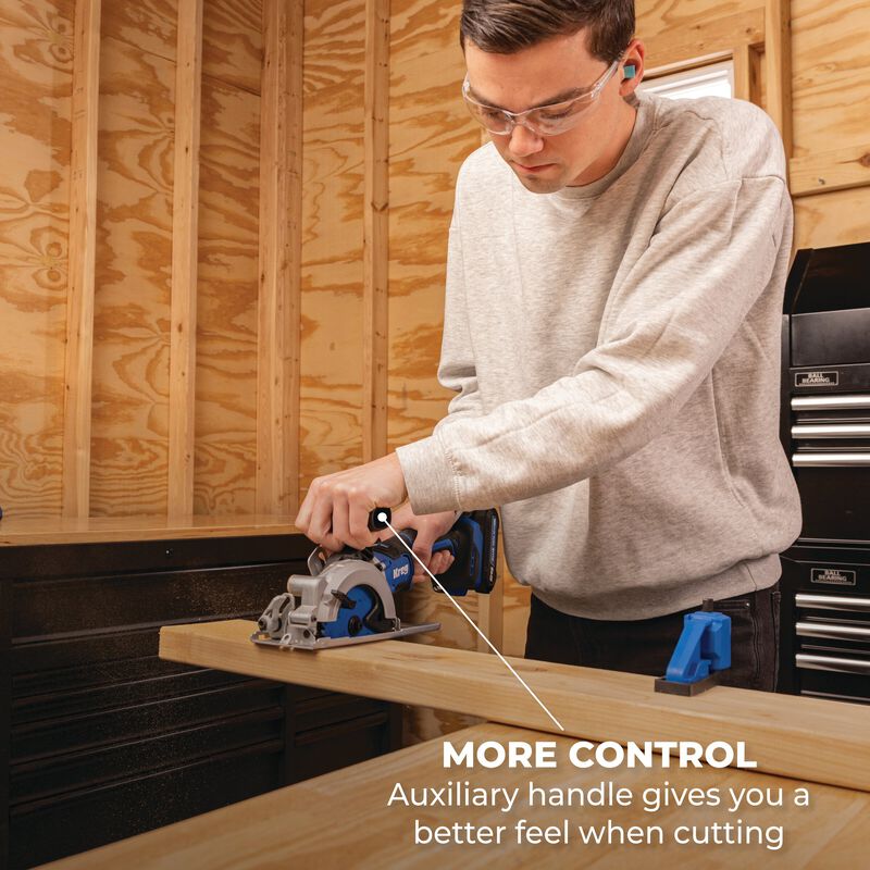 Kreg 20V Ionic Drive 4-1/2" Circular Saw KPTCS450A