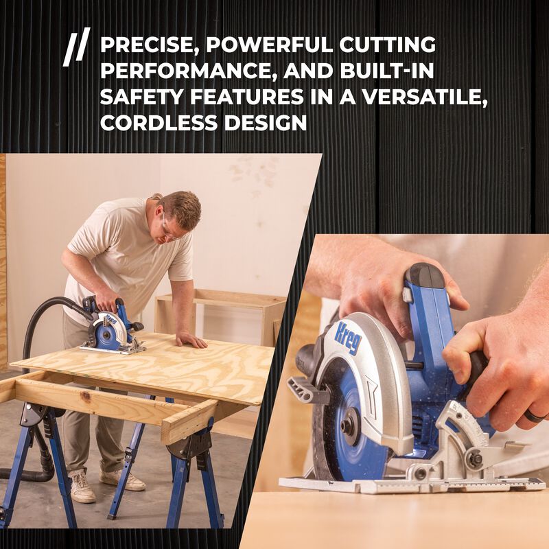 Kreg 20V Ionic Drive 7-1/4" Circular Saw KPTCS725A