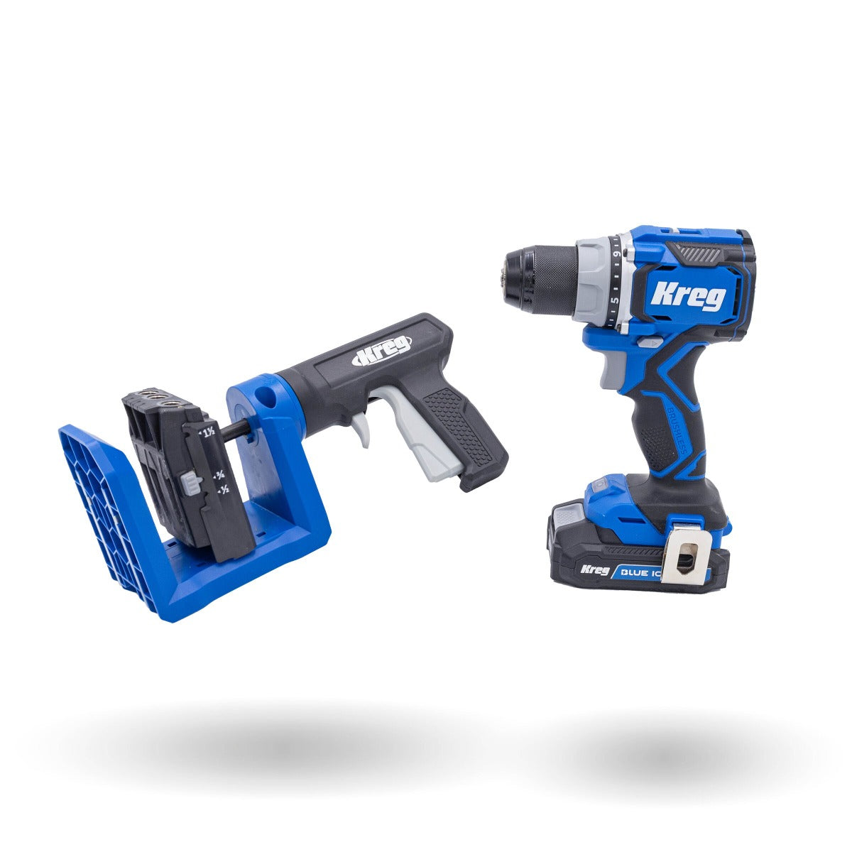 Kreg 20V Ionic Drive 1/2" Compact Drill w/ Pocket-Hole Jig 520PRO KPTDR520B