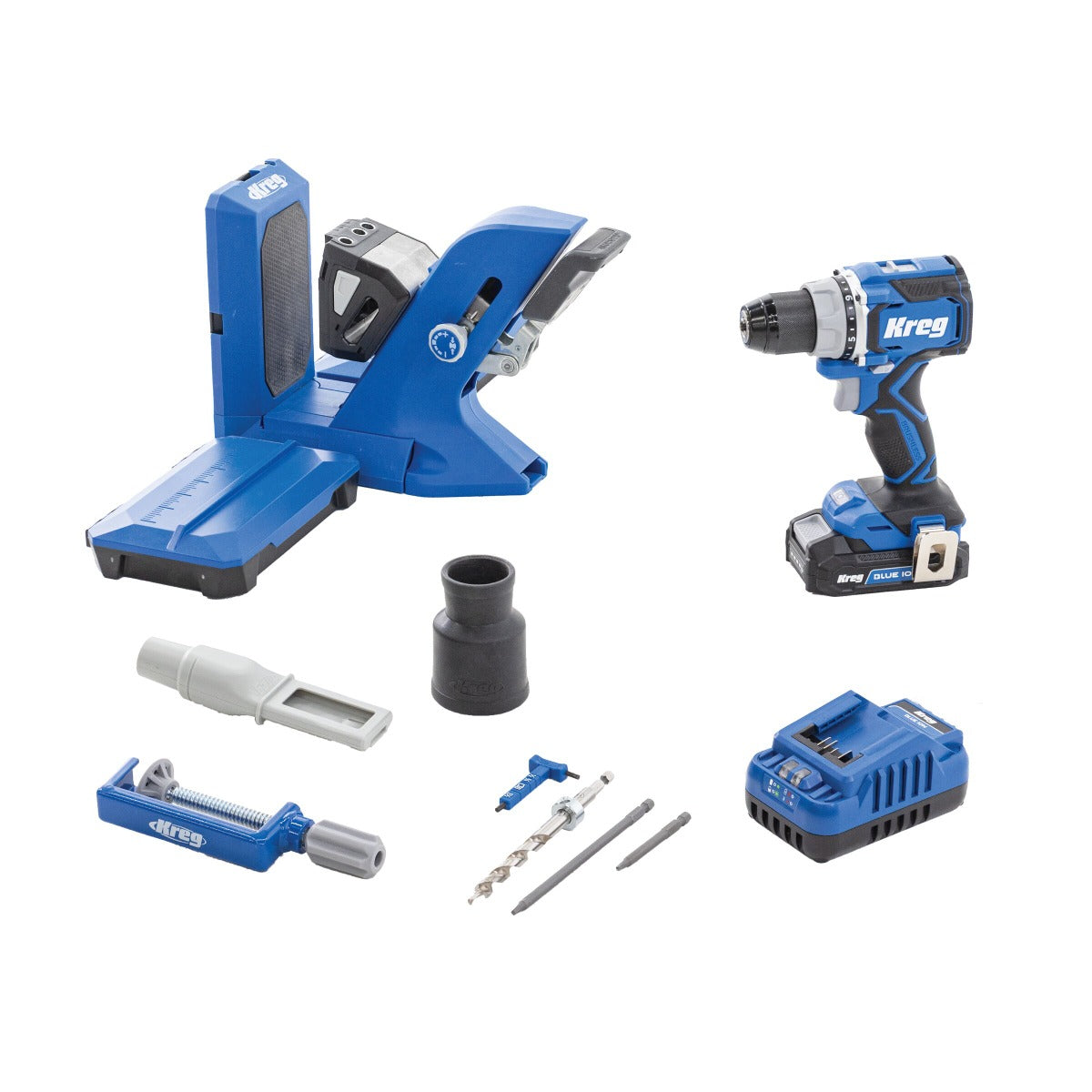 Kreg 20V Ionic Drive 1/2" Compact Drill w/ Pocket-Hole Jig 720PRO KPTDR720B