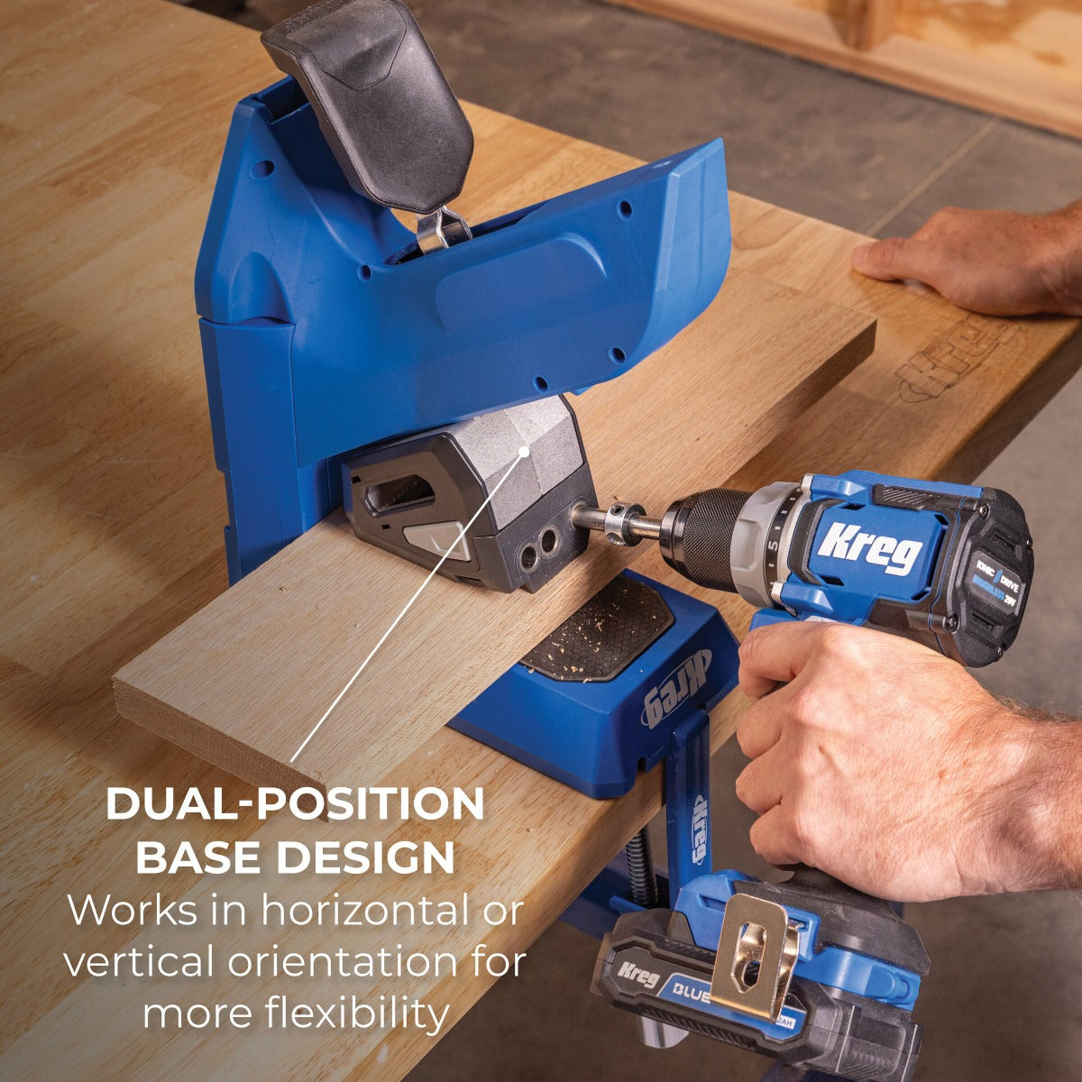 Kreg 20V Ionic Drive 1/2" Compact Drill w/ Pocket-Hole Jig 720PRO KPTDR720B