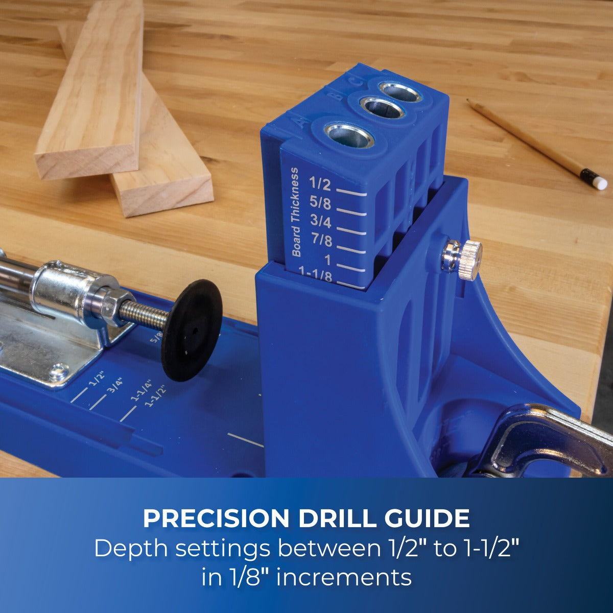 Kreg 20V Ionic Drive 1/2" Compact Drill w/ Pocket-Hole Jig K4 KPTDRK4B