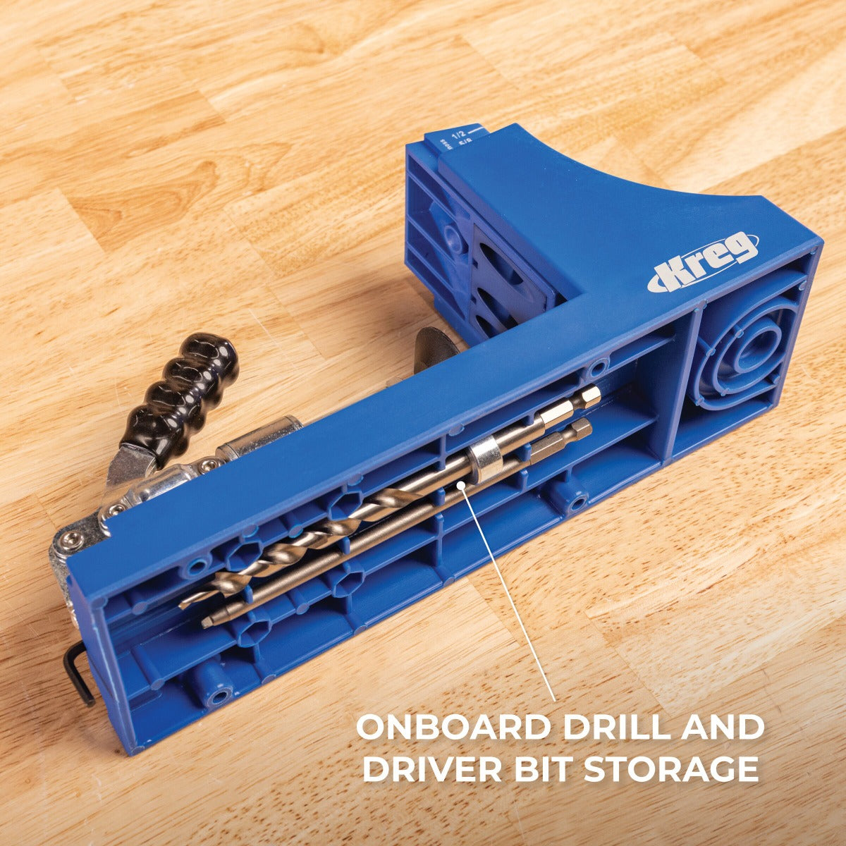 Kreg 20V Ionic Drive 1/2" Compact Drill w/ Pocket-Hole Jig K4 KPTDRK4B