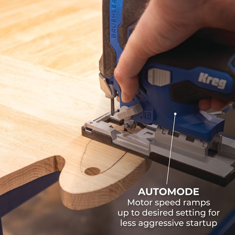 Kreg 20V Ionic Drive Barrel Grip Jigsaw KPTJS100A