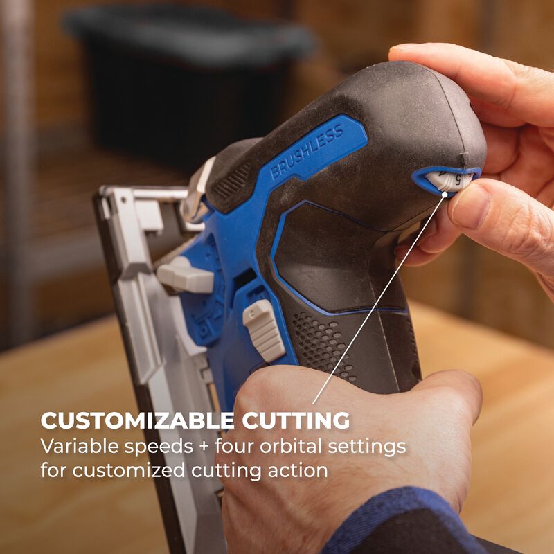 Kreg 20V Ionic Drive Barrel Grip Jigsaw KPTJS100A