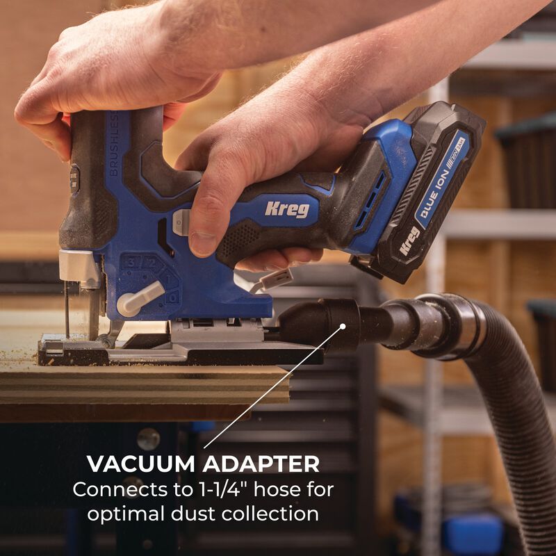 Kreg 20V Ionic Drive Barrel Grip Jigsaw KPTJS100A