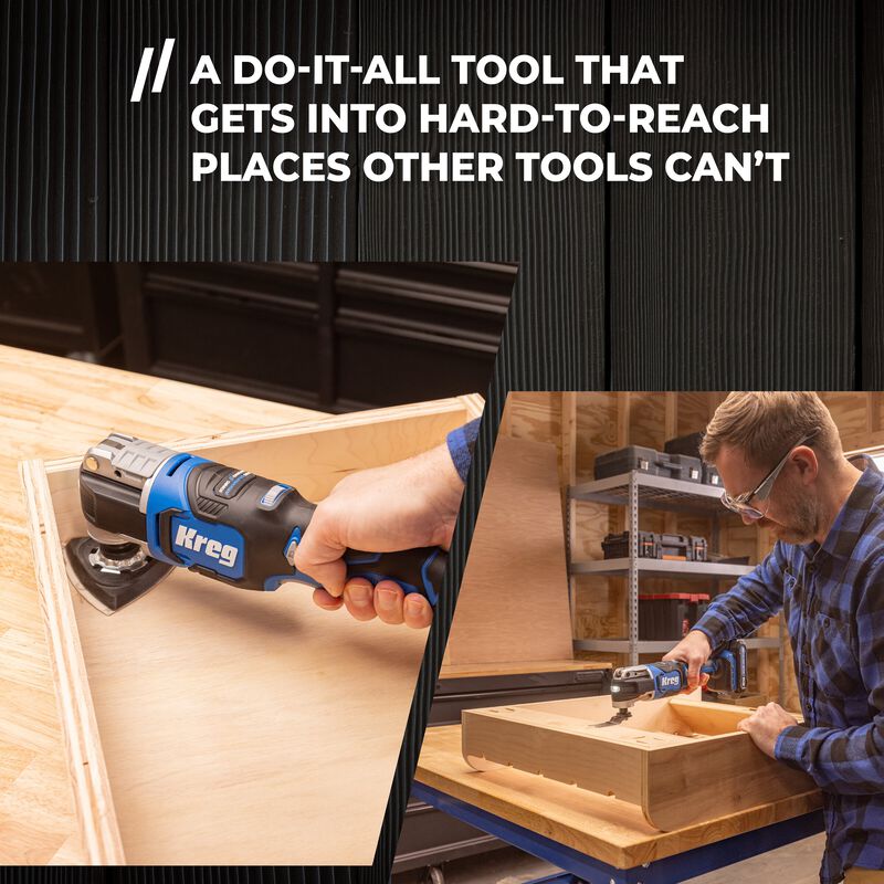 Kreg 20V Ionic Drive Oscillating Multi-Tool KPTMT100A
