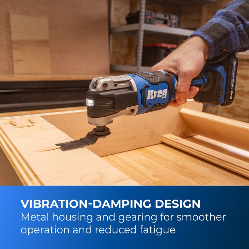 Kreg 20V Ionic Drive Oscillating Multi-Tool KPTMT100A