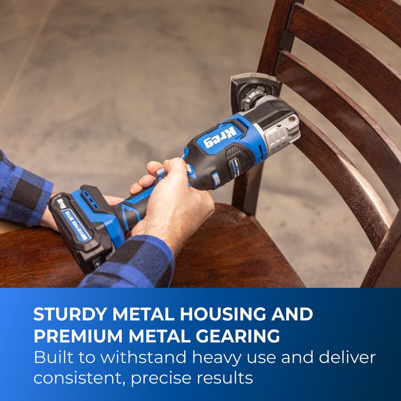 Kreg 20V Ionic Drive Oscillating Multi-Tool KPTMT100A