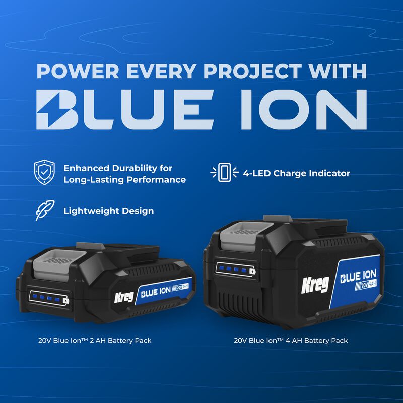 Kreg 20V Ionic Drive Oscillating Multi-Tool KPTMT100A