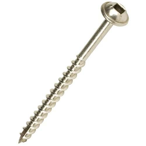Kreg Stainless Steel Pocket Screws - 2-1/2", #10 Crse, Washer-Head, 250ct SML-C250S5-250