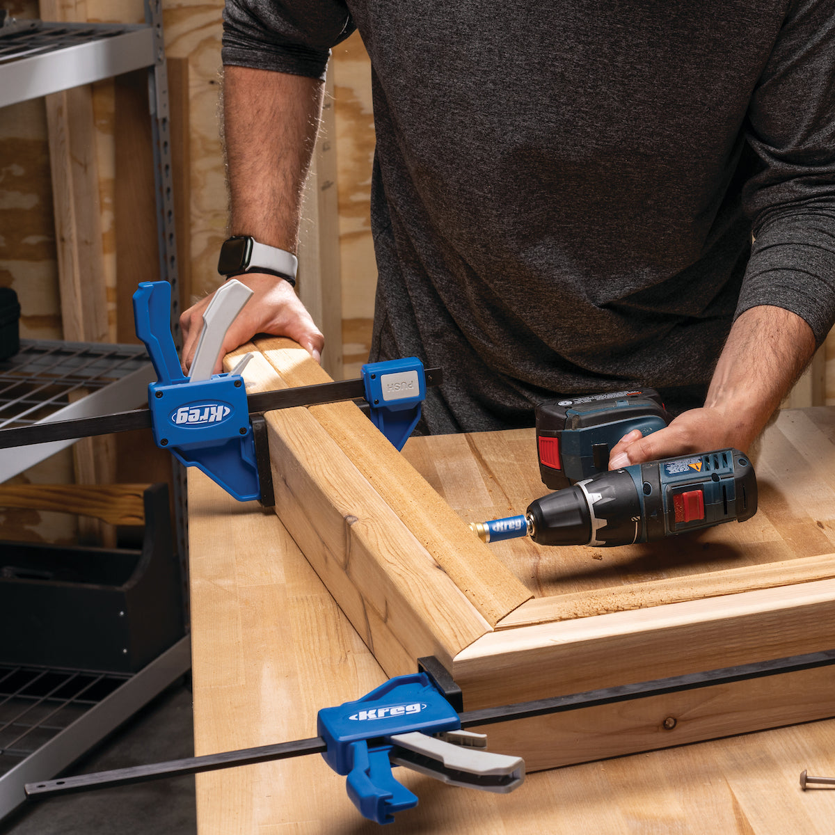 Kreg 6 in. VersaGrip Clamp KVGC6