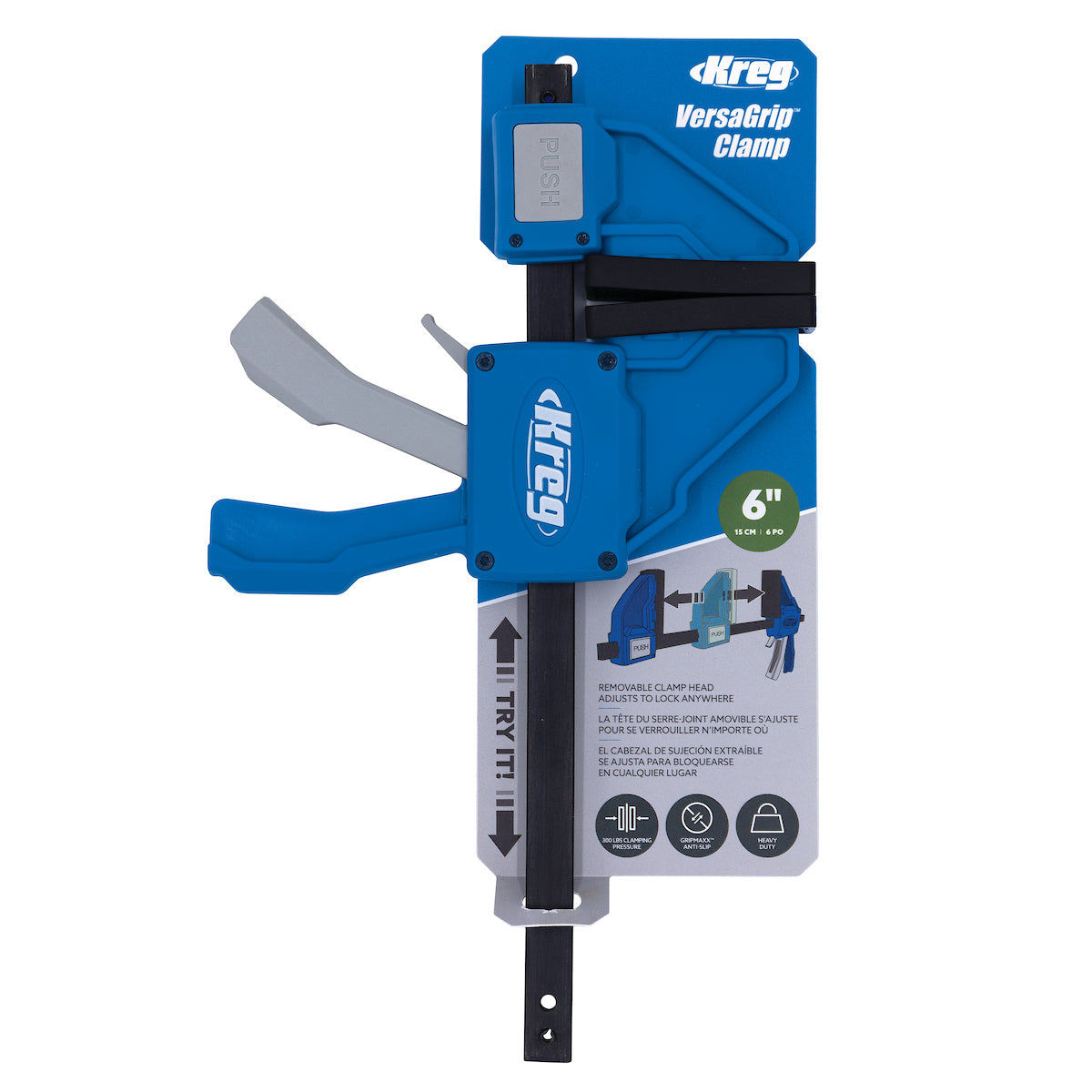 Kreg 6 in. VersaGrip Clamp KVGC6