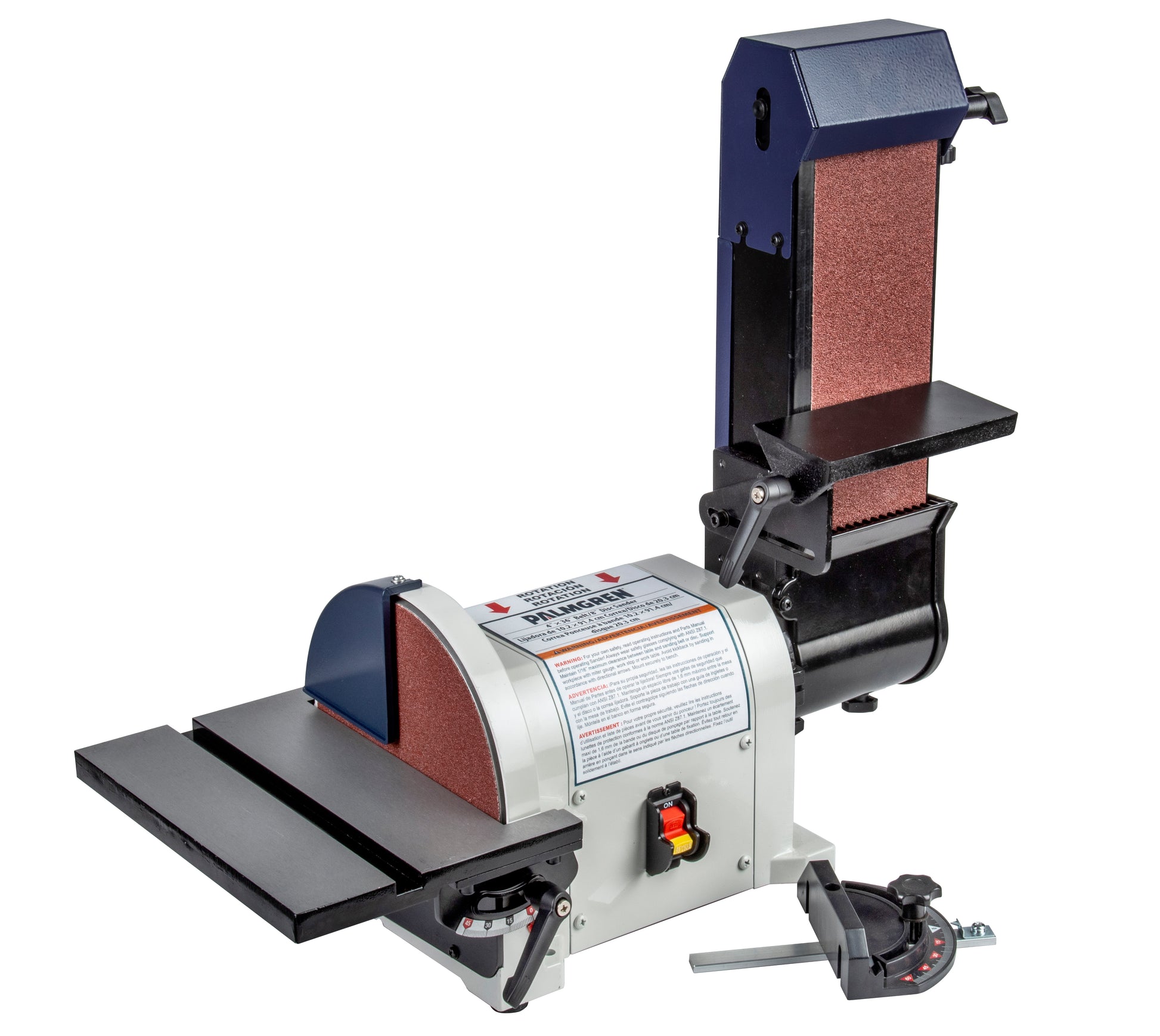 Palmgren 4" x 8" Combination Belt & Disc Machine 9681063