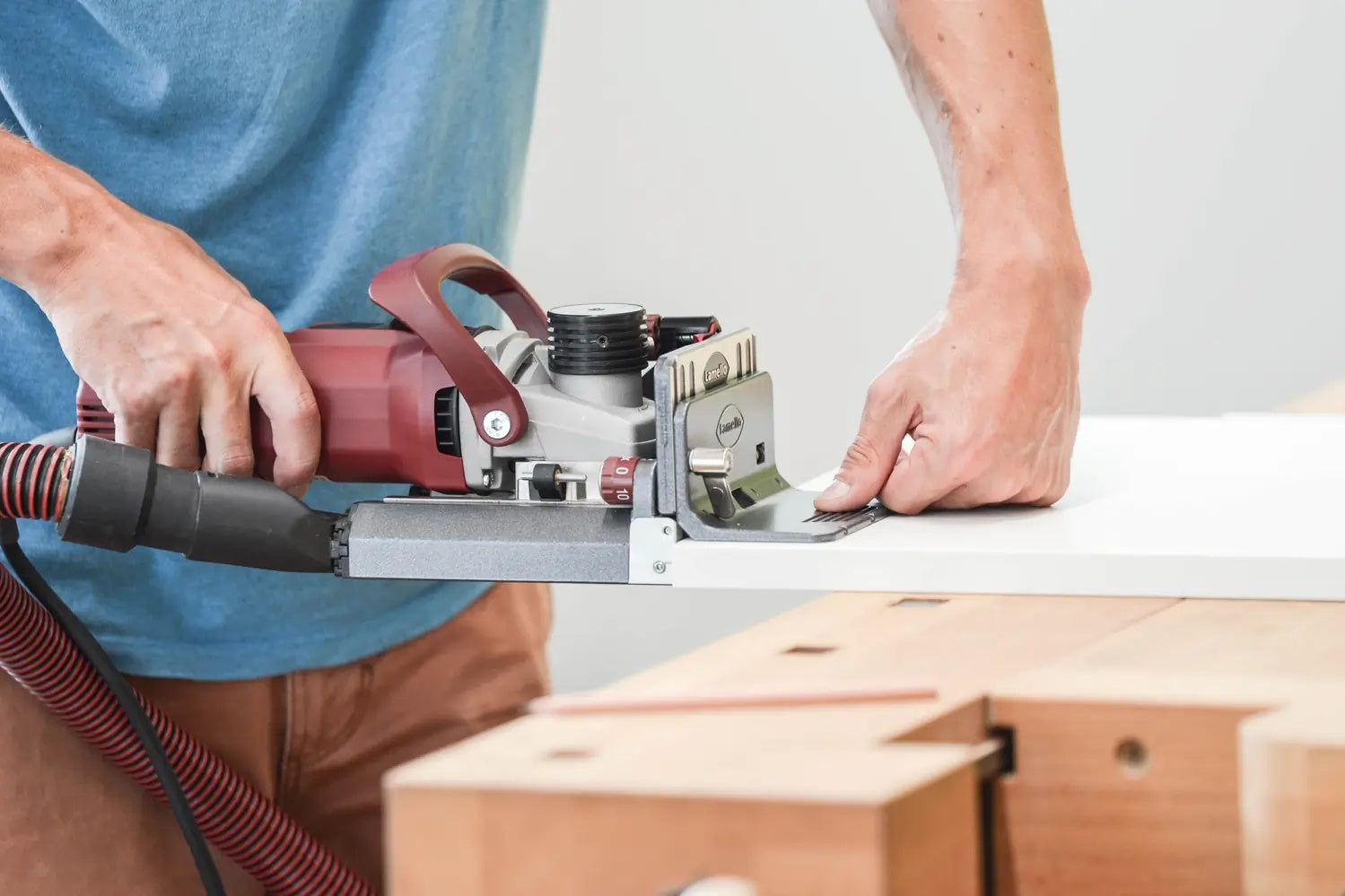 Lamello Zeta P2 P-System Joiner, Corded, with Carbide Cutter, in Systainer Case 101403S